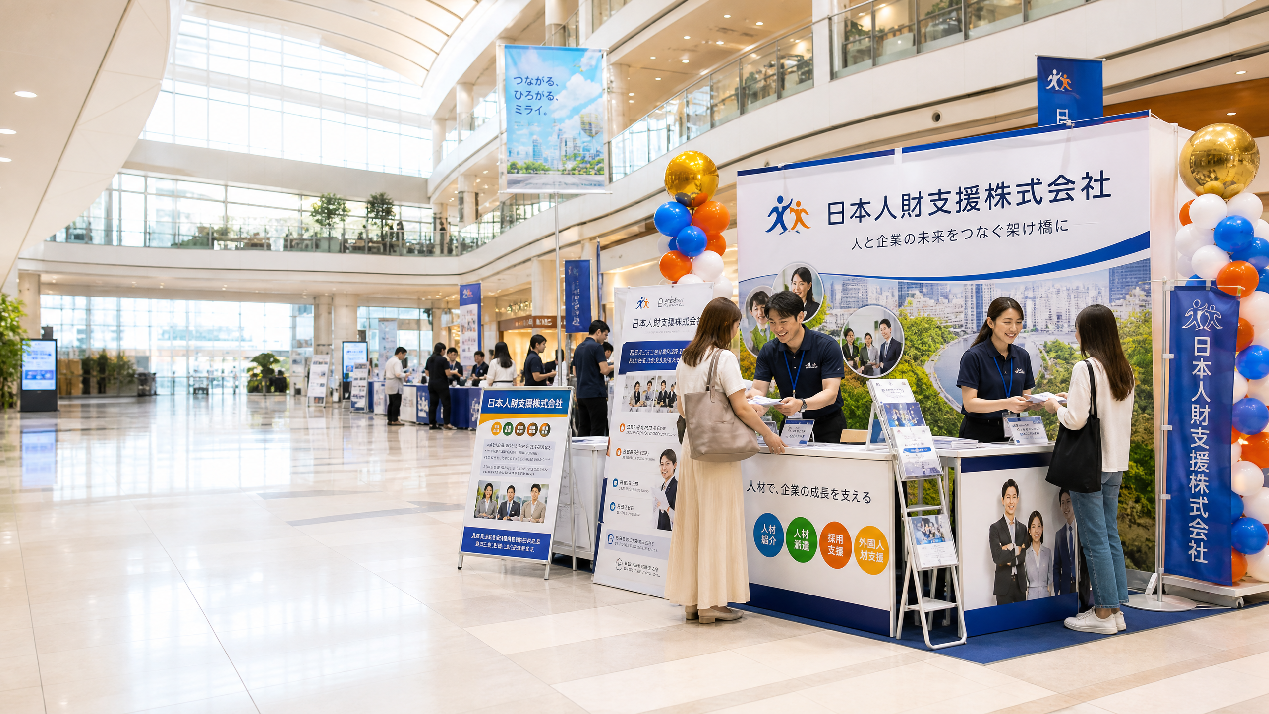 商業施設でのイベント相談ブース